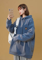 Women's Classic Teddy Hoodie - Blue / S