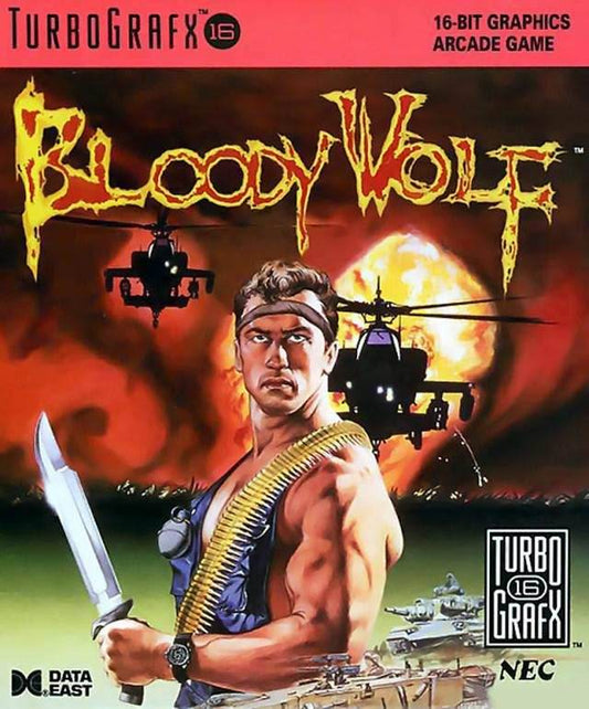 Bloody Wolf (TurboGrafx-16) - Game Manual Only