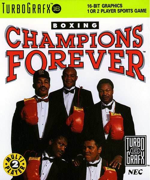 Champions Forever Boxing (TurboGrafx-16) - Game Manual Only