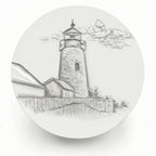 Stone Lighthouse Drink Coasters