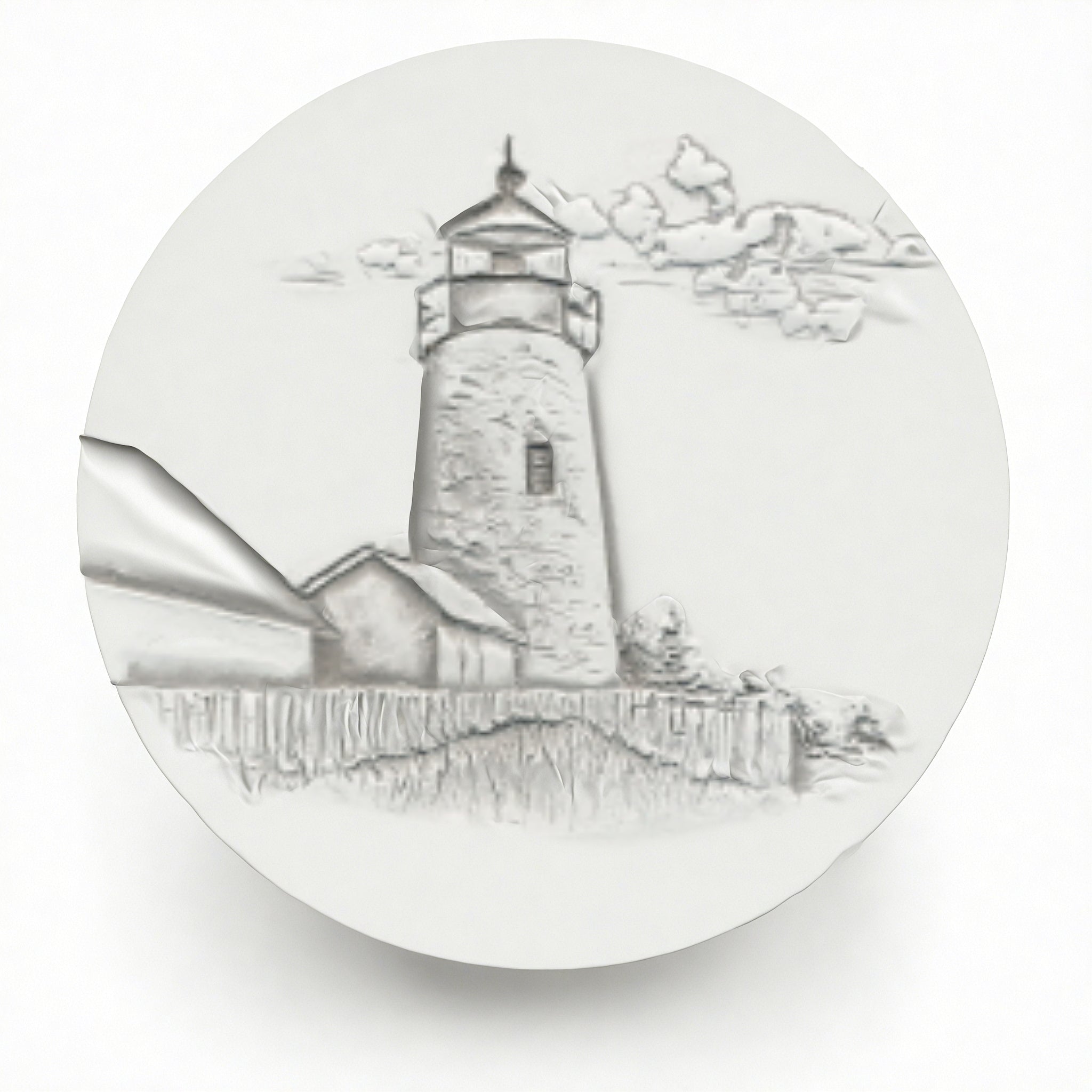 Stone Lighthouse Drink Coasters