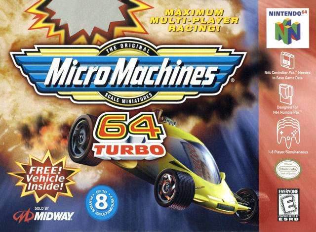 Micro Machines 64 Turbo (Nintendo 64) - Game Manual Only
