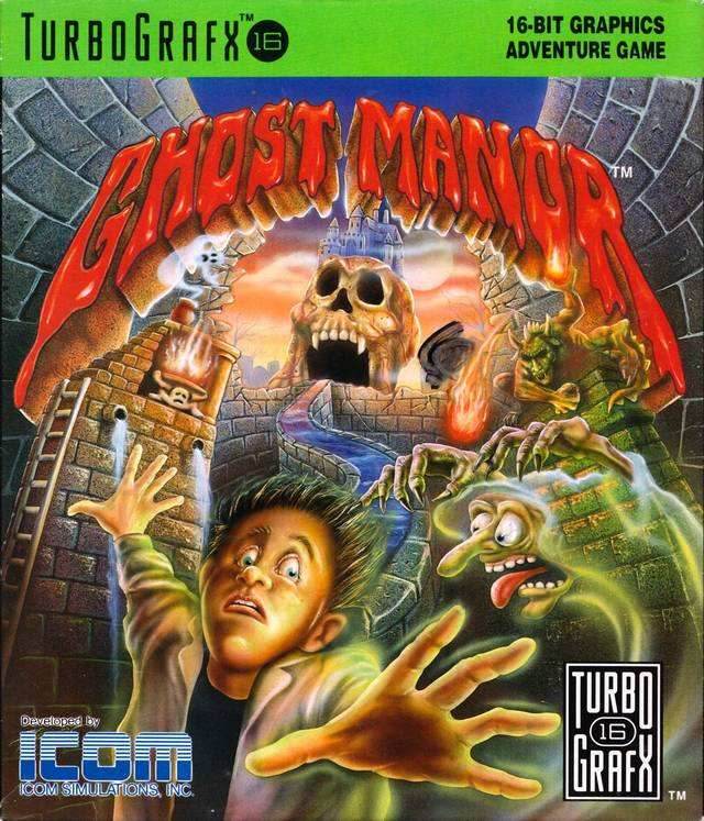Ghost Manor (TurboGrafx-16) - Game Manual Only