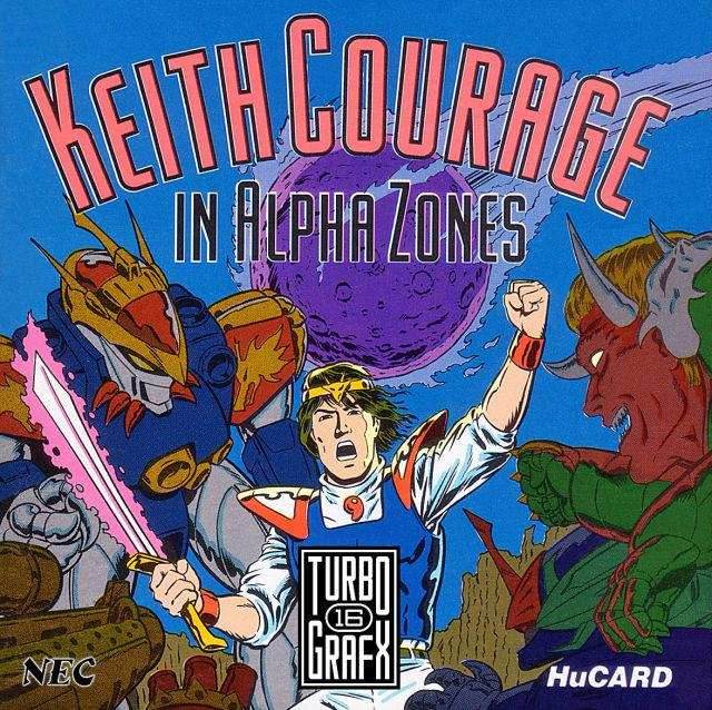 Keith Courage In Alpha Zones (TurboGrafx-16) - Game Manual Only
