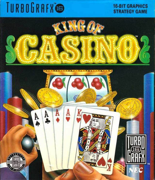 King Of Casino (TurboGrafx-16) - Game Manual Only