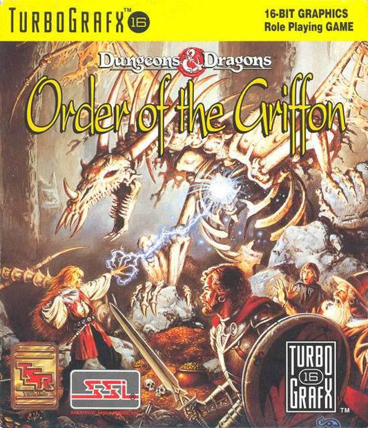 Dungeons & Dragons: Order of the Griffon (TurboGrafx-16) - Game Manual Only