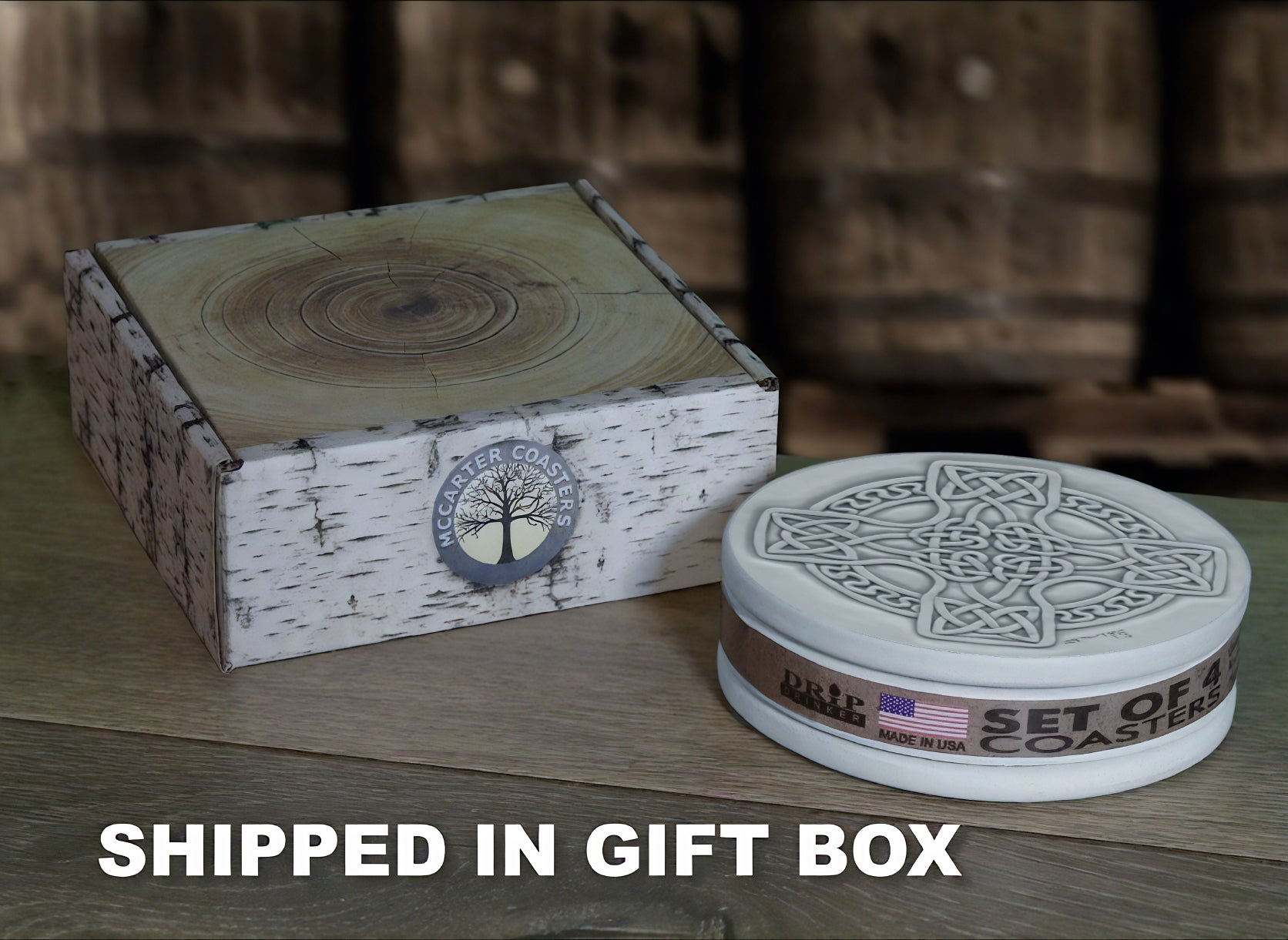 Celtic Cross Drink Coasters