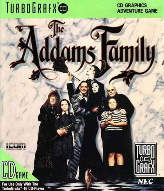 The Addams Family [Super CD] (TurboGrafx-16) - Game Manual Only
