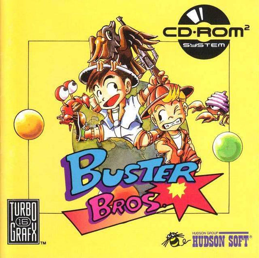 Buster Bros [Super CD] (TurboGrafx-16) - Game Manual Only