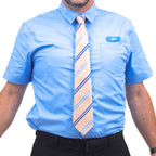Free Guy Button Up Shirt Tie Name Tag