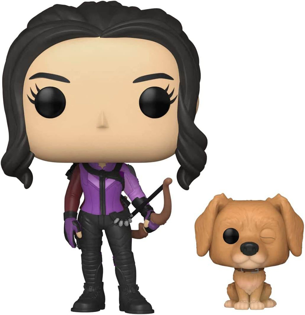Funko Pop! & Buddy TV Marvel: Hawkeye - Kate Bishop with Lucky The Pizza Dog - 