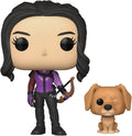 Funko Pop! & Buddy TV Marvel: Hawkeye - Kate Bishop with Lucky The Pizza Dog - 