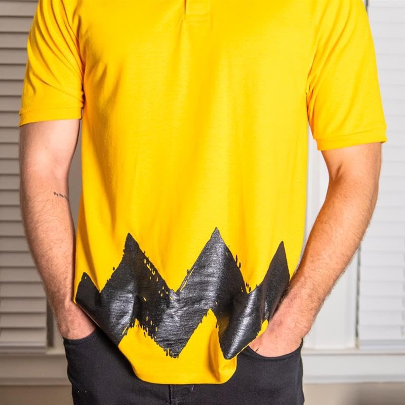 Charlie Brown Polo Button Up Costume T-Shirt