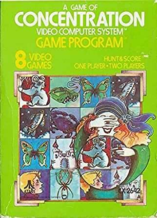 Concentration (Atari 2600) - Game Only