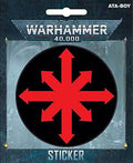Warhammer 40K: Chaos Star Sticker - 