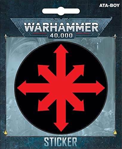 Warhammer 40K: Chaos Star Sticker - 