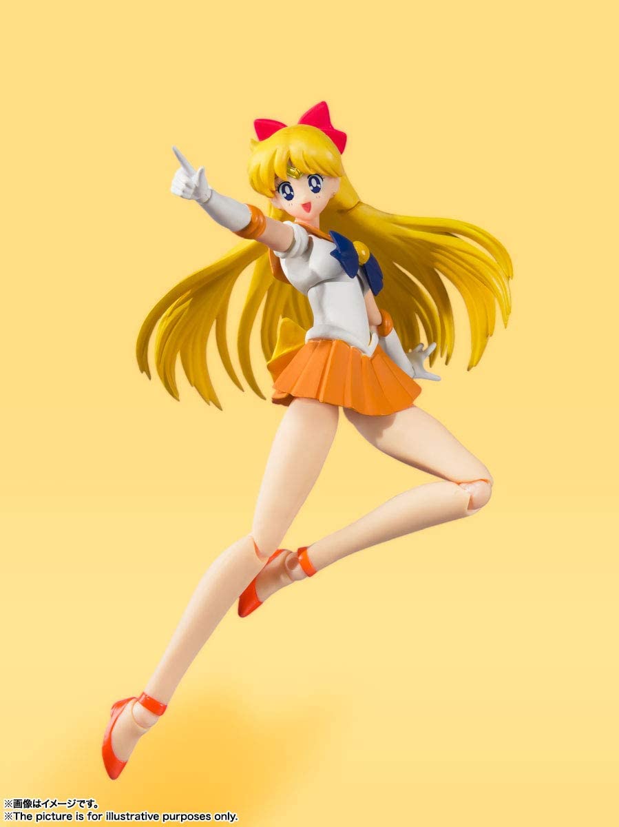 Sailor Venus -Animation Color Edition- "Pretty Guardian Sailor Moon", Bandai Tamashii Nations S.H. Figuarts Figure
