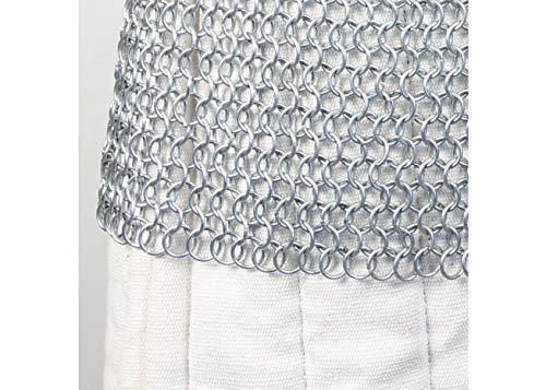 Haubergeon Chain Mail Replica  Armor Long Shirt-4