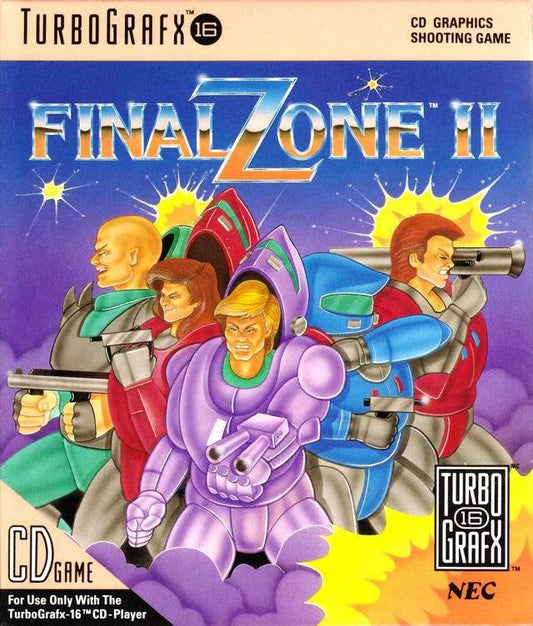 Final Zone II [Super CD] (TurboGrafx-16) - Game Manual Only