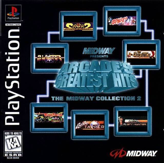 Midway Presents Arcade's Greatest Hits: The Midway Collection 2 (Playstation) - Game Manual Only