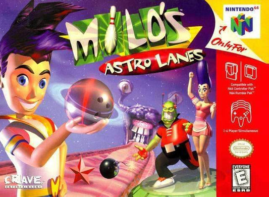 Milo's Astro Lanes (Nintendo 64) - Game Manual Only