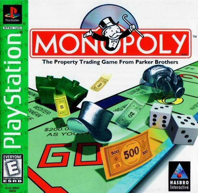 Monopoly (Greatest Hits) (Playstation) - Game Manual Only