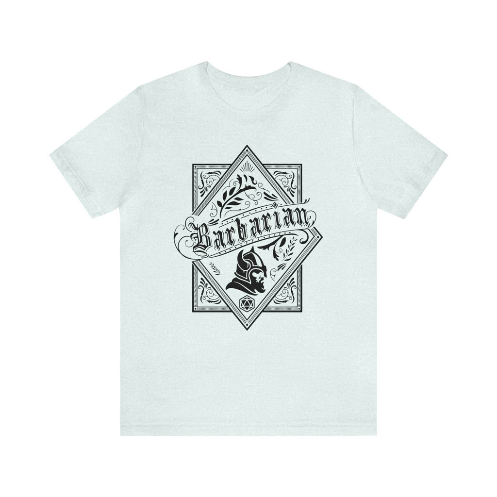 Barbarian Class Shirt - Heather Ice Blue / S
