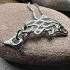 Celtic Salmon of Knowledge Necklace - 18