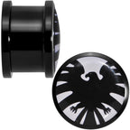 5/8 Licensed Hawkeye Logo Acrylic Screw Fit Plugs Set