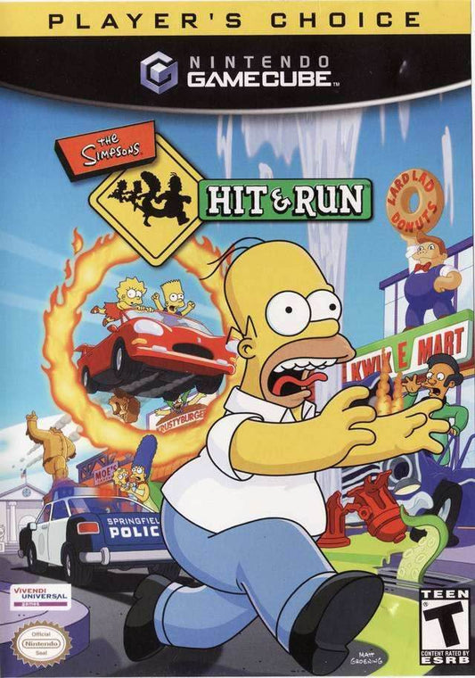 The Simpsons Hit & Run (Player's Choice) (Gamecube) - Brand New