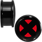 7/8 Licensed X-Men Logo Acrylic Screw Fit Plugs Set