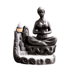 Yoga Meditation Incense Burner Waterfall - Brown 2