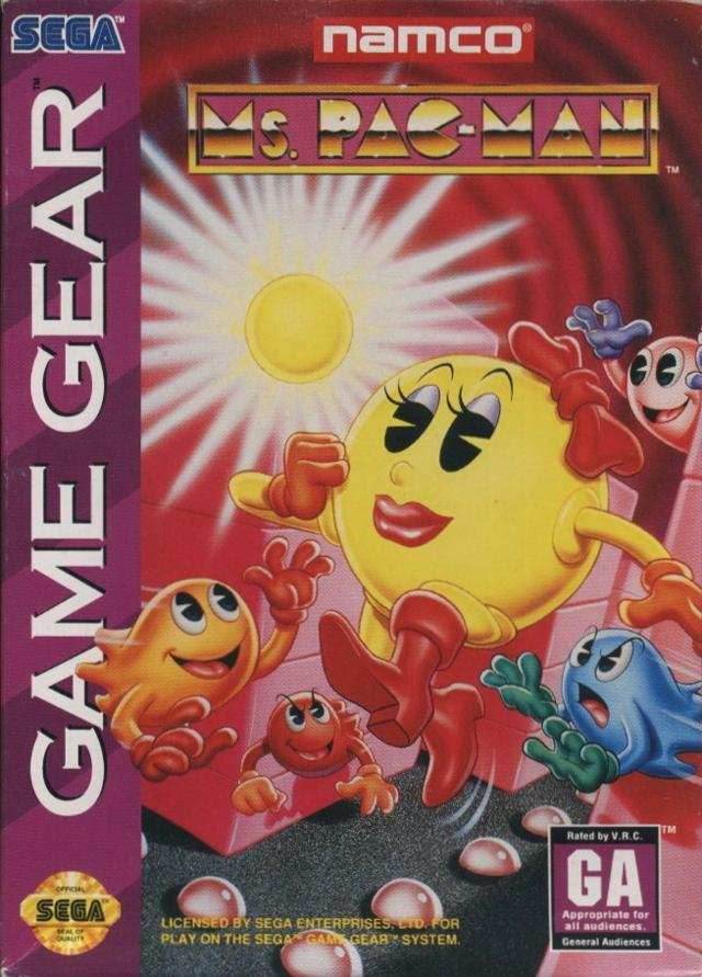 Ms Pac Man (Sega Game Gear) - Game Manual Only