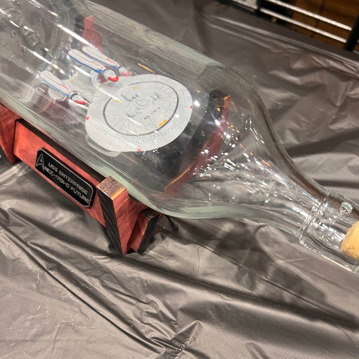 Star Trek Triple Nacelle Enterprise in a Bottle - 