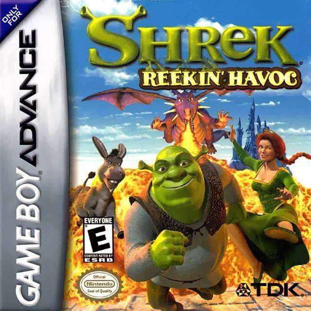 Shrek Reekin' Havoc (Gameboy Advance) - Game Manual Only