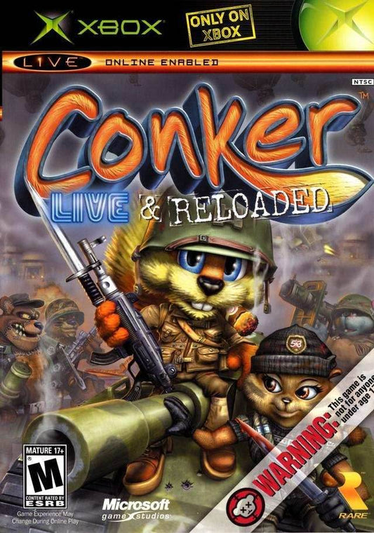 Conker: Live & Reloaded (Xbox) - Game Manual Only