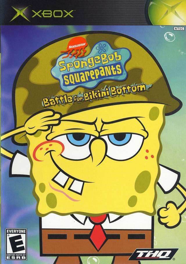 SpongeBob SquarePants Battle for Bikini Bottom (Xbox) - Game Manual Only
