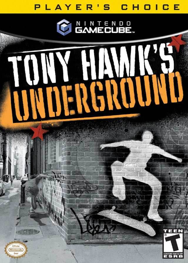 Tony Hawk's Underground (Player's Choice) (Nintendo Gamecube) - Game Manual Only