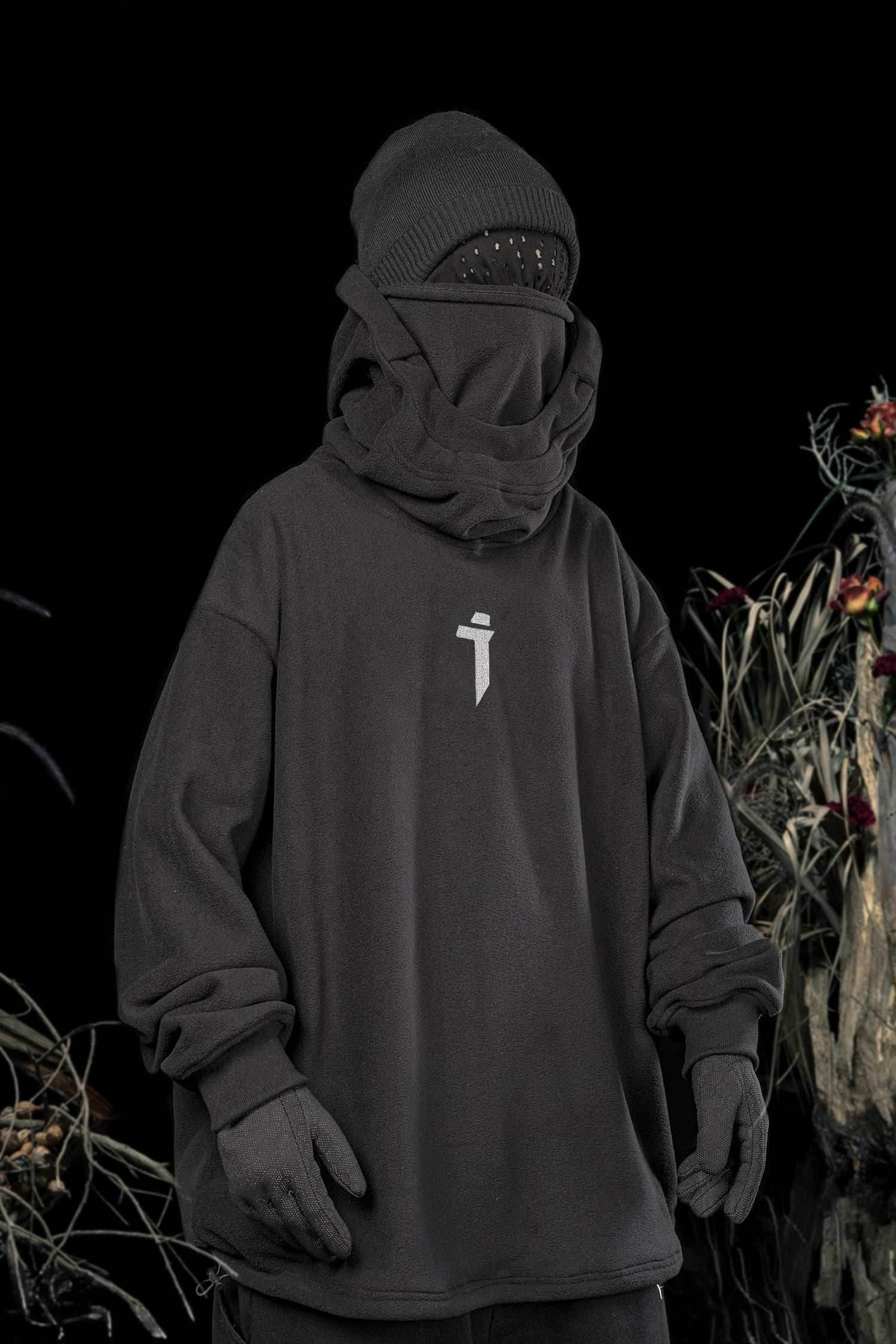 HiH26 I-Tech Fleece Hoodie - Black / S