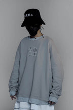 HiH14 Industrial Ripped Crewneck - Beige / M