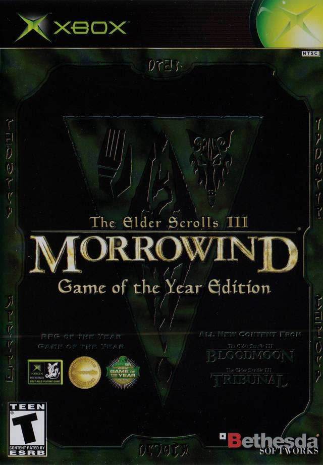 The Elder Scrolls III: Morrowind Game Of The Year Edition No Map (Xbox) - Game Manual Only