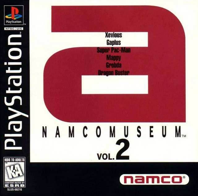 Namco Museum Vol. 2 (Playstation) - Game Manual Only
