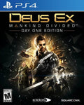 Deus Ex: Mankind Divided Day One Edition (Playstation 4) - Game Manual Only