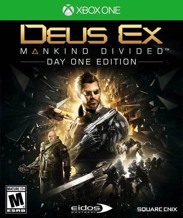 Deus Ex: Mankind Divided Day One Edition (Xbox One) - Game Manual Only