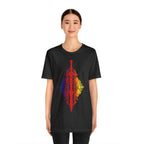 Sunset Ombre Dragon and Sword Shirt - Asphalt / S
