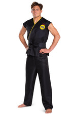 Cobra Kai Karate Gi Black Classic Costume Adult Small/Medium