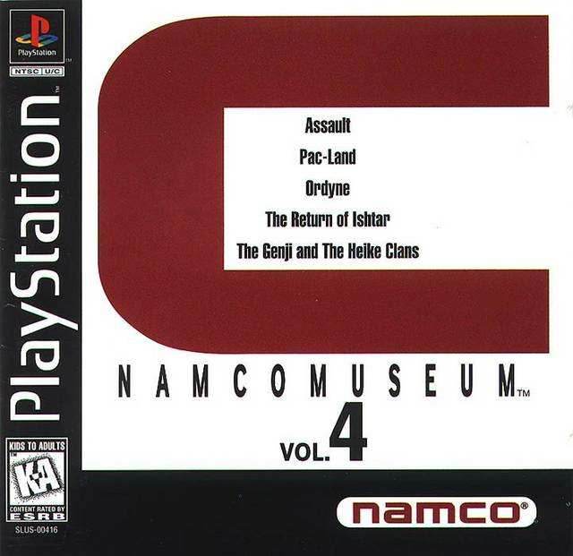 Namco Museum Vol. 4 (Playstation) - Game Manual Only