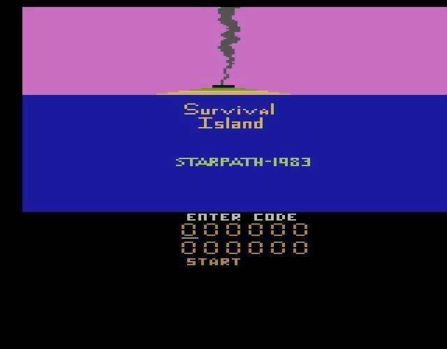 Survival Island (Atari 2600) - Game Manual Only