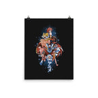 First Anime Heroes - None / Black / 12x16