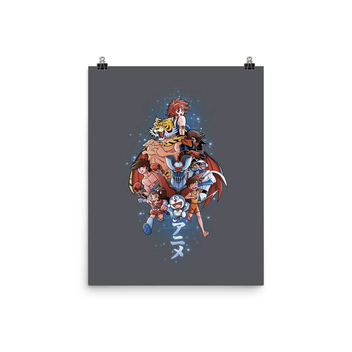 First Anime Heroes - None / Black / 12x16